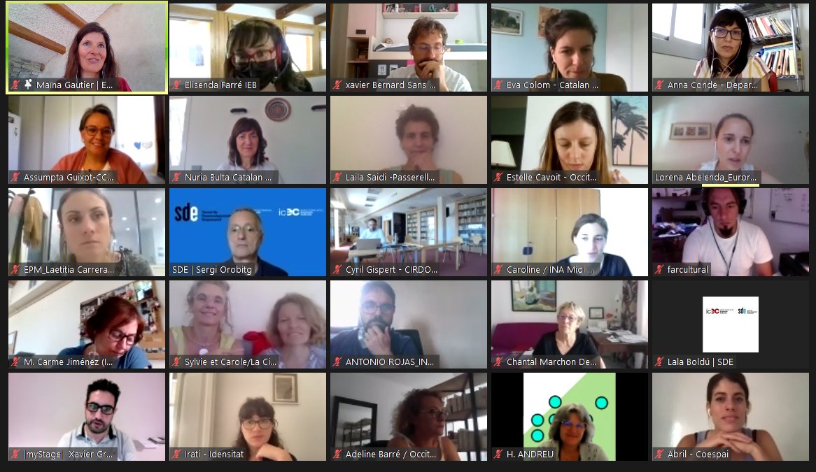 Euroregion's tweet photo. 🟧📢 APPEL A PROJETS CULTURE | Ce matin a eu lieu le webinaire de présentation de de l’Appel à Projets Culturels #APC21 de l’Eurorégion Pyrénées-Méditerranée.
▶️ Candidatures jusqu’au 9 septembre à 17h00
▶️ Rendez-vous sur : https://t.co/hhQnSRfiLt https://t.co/lFgmSSPKOh