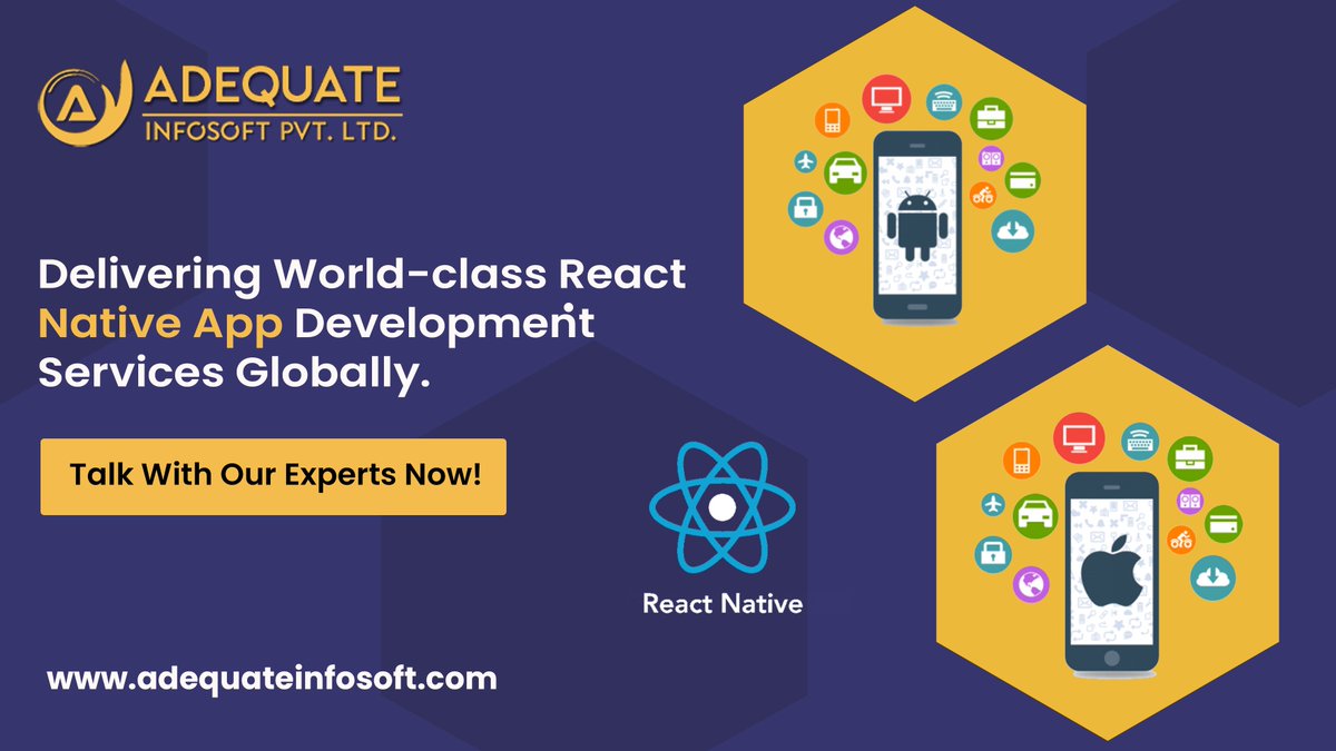 ADQInfosoft's tweet image. Delivering World-class React Native App Development Services Globally.
Talk With Our Experts Now!
#reactnativeappdevelopment #reactnativeapp #reactappDevelopment #reactnativeappsolutions