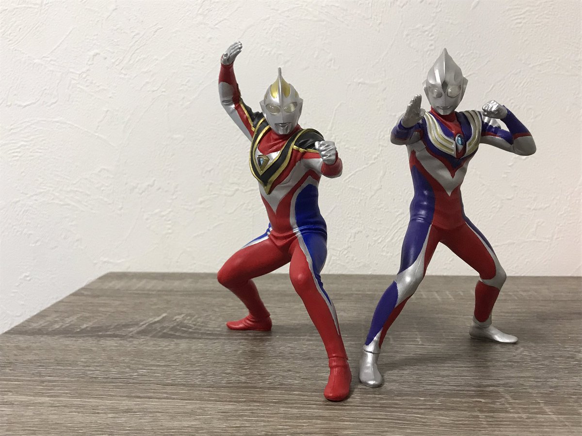 ウルトラマンガイア 英雄勇像 ウルトラマンアグル フィギュア AB セット V1