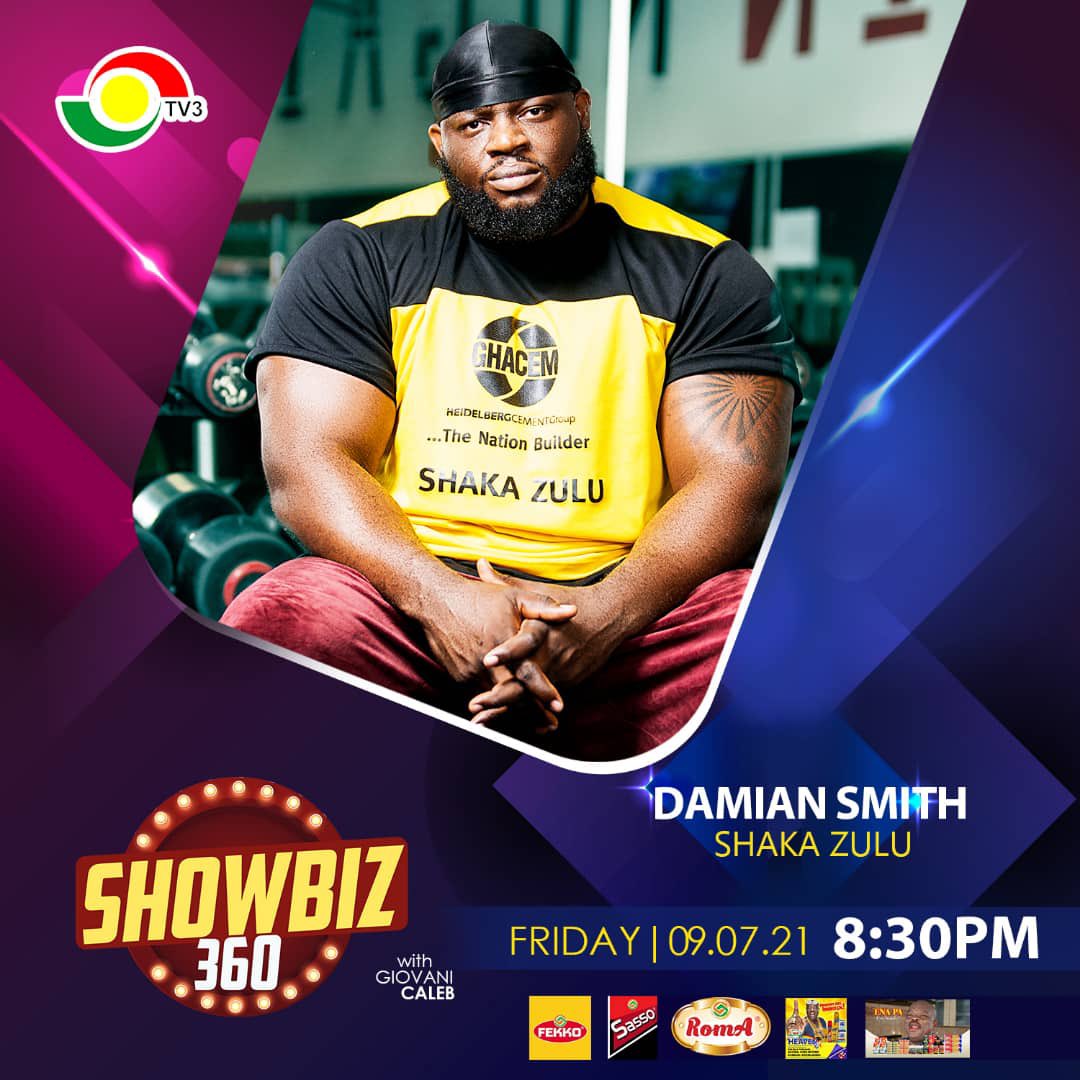 ewuraesiba's tweet photo. Tonight on #Showbiz360 we have 3 macho men from #GhanasStrongest with @GiovaniCaleb . Tune in at 8:30pm. #Sasso #Roma #Fekko #KelCharcoal https://t.co/x6GQekW3an