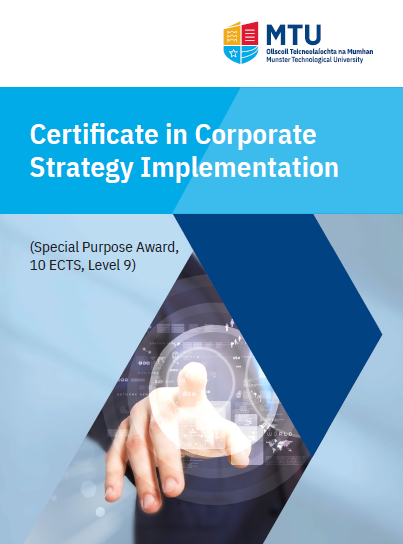 crowley_anne's tweet photo. Delighted to be able to announce the 10 Credit Certificate in Corporate Strategy Implementation at @MTU_ie. A practical #simulation teaching appraoch improving both #strategy and #employability skills. Check it out here - https://t.co/EVDNiW9vtb https://t.co/952xyOYNcP