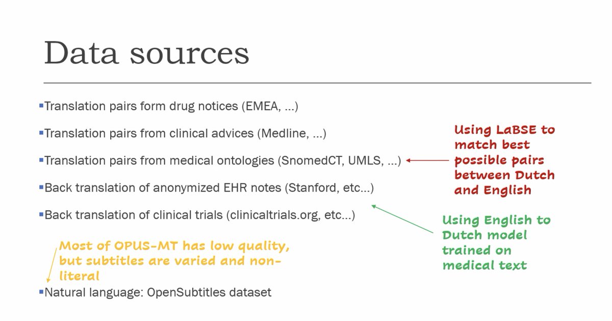 Jeska Buhmann (@jeskalvdl) on Twitter photo I liked <a href="/FremyCompany/">François REMY</a> 's reminder that most quality of a machine translation system (or any model trained on data) comes from the data. #CLIN31 I liked <a href="/FremyCompany/">François REMY</a> 's reminder that most quality of a machine translation system (or any model trained on data) comes from the data. #CLIN31