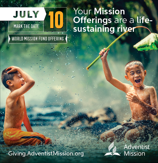 advmission's tweet photo. On July 10, there is a special emphasis on the World Mission Fund, and we invite you to give by marking your tithe envelope “World Mission Fund.” Let’s keep the movement in the Seventh-day Adventist Church movement!
#missionoffering https://t.co/VGUWvgPIFA