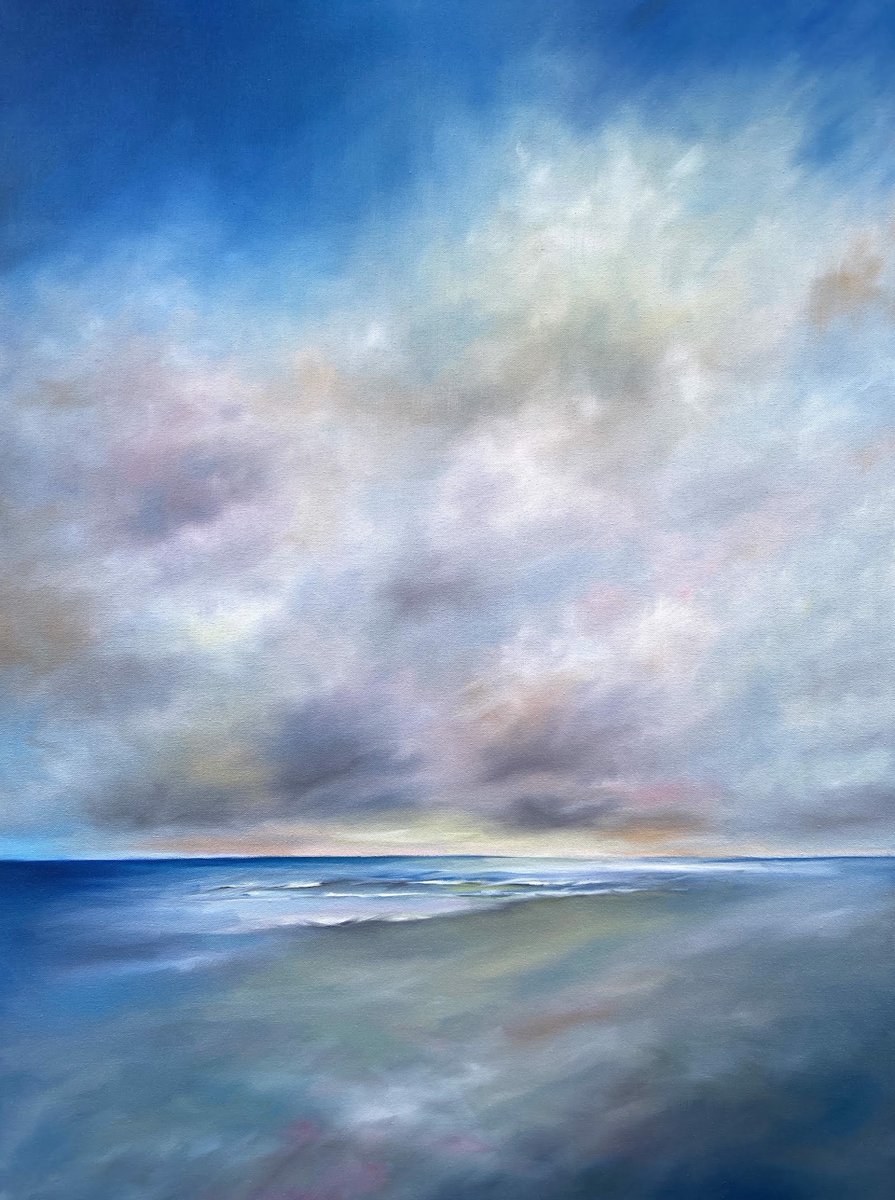 GreatPaintIn's tweet image. With "Beach Morning", Nancy Hughes Miller captures a moody beach scene at the day's start. #GreatPaintIn

See her painting: bit.ly/3dW2oon