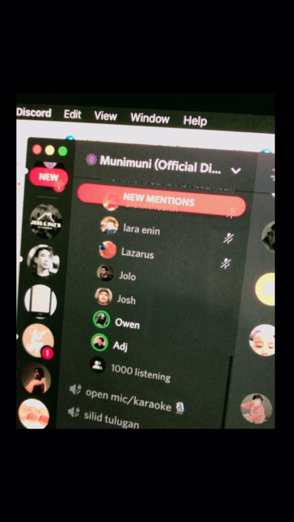 YAY 1K LISTENERS ✨ #DiscordMunimuniGA