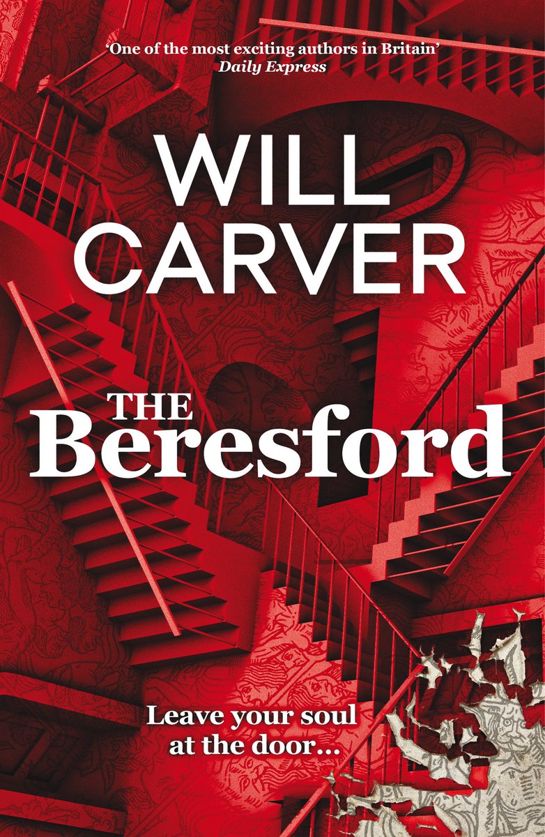 Shocking late with #BookOfTheDay today but it’s a cracking read #TheBeresford by @will_carver Another excellent and incredibly dark read @OrendaBooks