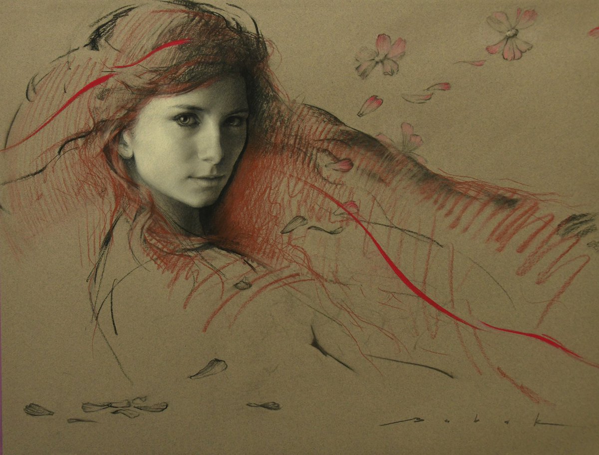 GreatPaintIn's tweet image. In her piece "Red Line", @OlenaBabak compares the winds of change as the "invisible enemy" to a bed of flowers, a metaphor for what many are going through now. #GreatPaintIn

Discover her painting: bit.ly/2Vl5lIx