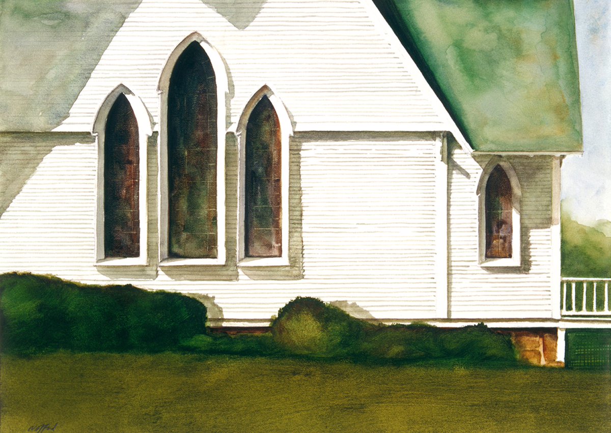 GreatPaintIn's tweet image. William Wofford's painting features a scene from a past memory - a church he came upon that was celebrating its 100th anniversary to represent happier times. #GreatPaintIn

Learn more about William's inspiration:  bit.ly/2UEVk8Y