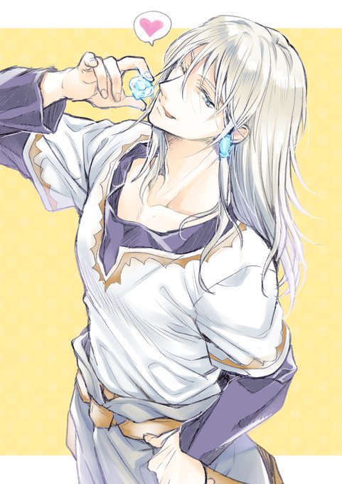 (使い回し失礼)ピオニー陛下プレイアブル化おめでとう🐷絵ではダイヤ持ってるけどバリバリ課金します💰