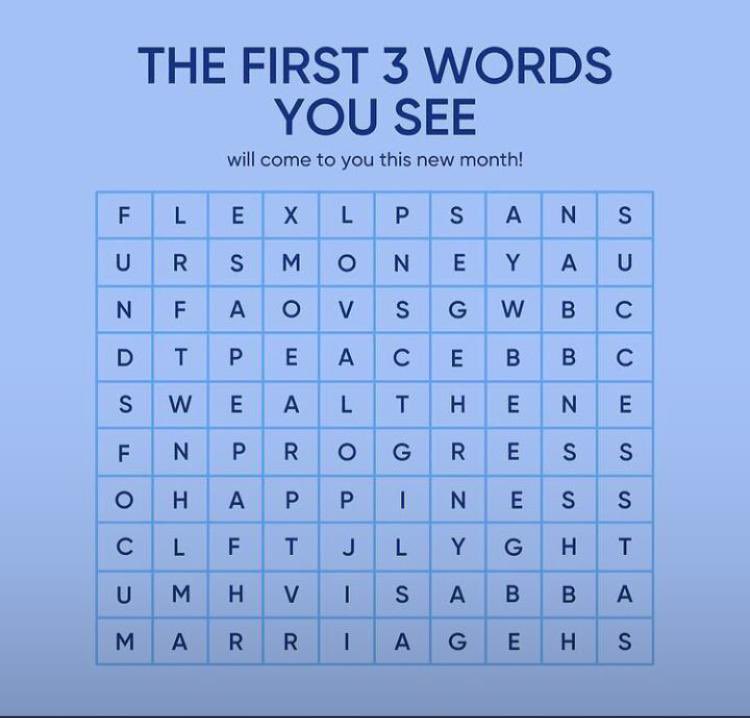 Tkinzystar's tweet image. I see WEALTH, MONEY AND HAPPINESS.   What did you see?