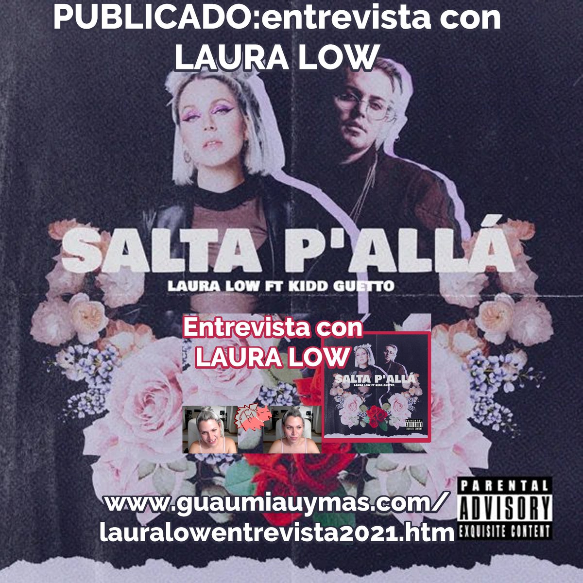 Entrevista con la artista #canaria Laura Low @lauralowoficial sobre "SALTA P'ALLÁ" en colaboración con Kidd Guetto <a href="/kiddguetto/">kiddguetto</a> , #LaVecina , la producción de Guillermo Lupión , el apoyo del Instituto Canario de Desarrollo Cultural , Ricky Furiati y más  guaumiauymas.com/lauralowentrev…