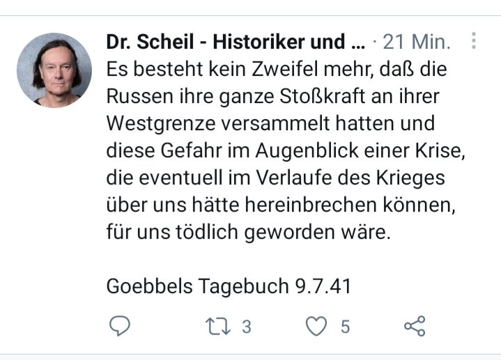 Mitglied der <a href="/AfD_RLP/">AfD-Rheinland-Pfalz</a> zitiert gerne Goebbels. Unfassbar, wie der Typ rechtsextreme Geschichtsrevisionismus betreibt und dennoch akzeptierter Teil der Partei ist. <a href="/rheinpfalz/">DIE RHEINPFALZ</a> <a href="/kadrheinpfalz/">Karin Dauscher</a> <a href="/DerMerx/">Frederik Merx</a>