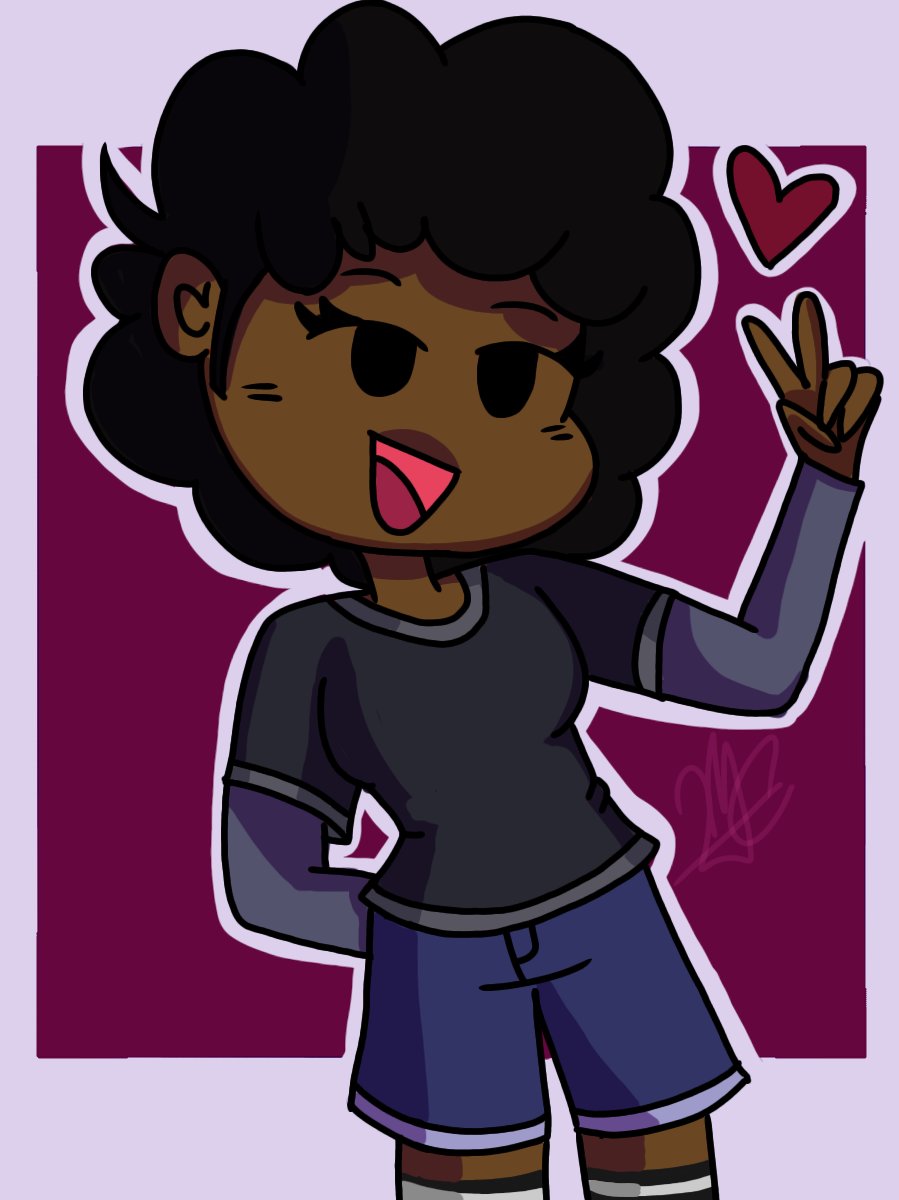 marychann6's tweet photo. Carol! :D 🏵️💜
#fnf #fridaynightfunkin #carolfnf #modcarol #fridaynightfunkin #fanart #FanArtFriday #carolmod https://t.co/nrZcQGejf5