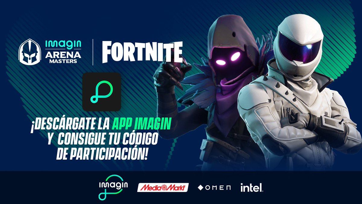 ¡Inscríbete ya a los últimos torneos de la #imaginArenaMasters de Fortnite! 

Para ello sólo debes acceder a la app de <a href="/imaginersapp/">imagin</a> y conseguir tu código. ¡Te esperamos!

👉🏽 link.lvp.global/twitter-IAM