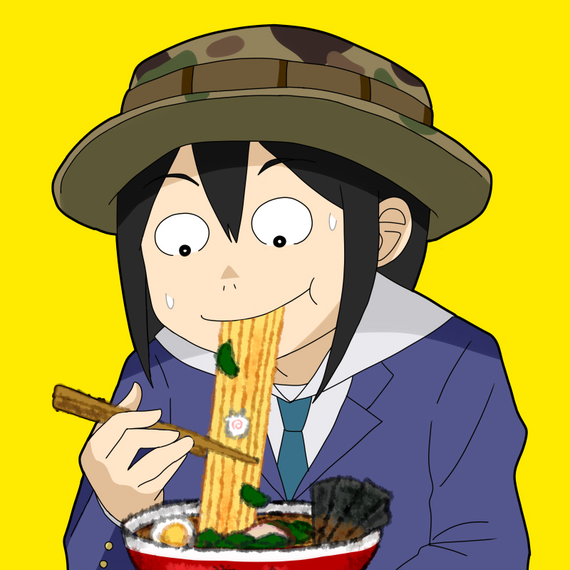 Tomato909 浅草氏と醤油ラーメン わかめとのり増し を描きました 映像研 映像研には手を出すな イラスト Illustration 絵描きさんと繋がりたい T Co 2hs5r2h6iy Twitter