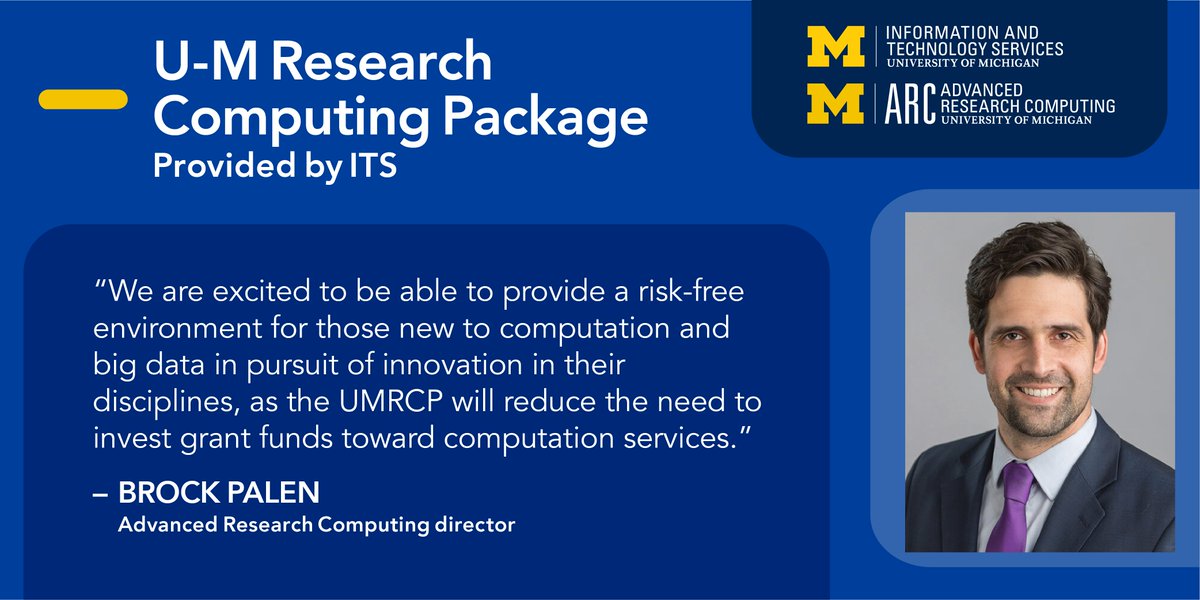 U-M Advanced Research Computing tweet media