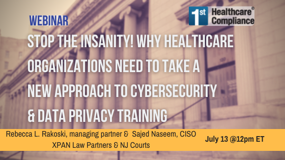 1sthcc's tweet photo. HAPPENING TUESDAY JULY 13th !!! WEBINAR 
https://t.co/RicO1P9TDT
#webinar #CyberSecurity #dataprivacy #healthcare 
#compliance #employees #security #CEU #PAHCOM #PMI #privacy #training https://t.co/nSzxxQW0KJ