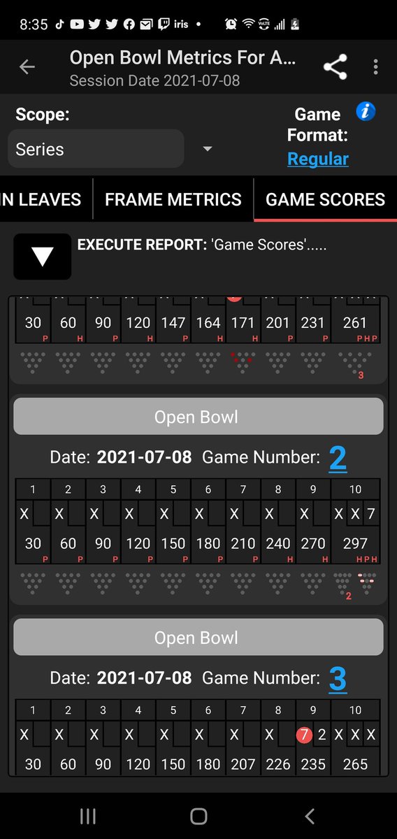 TheMagicMan28's tweet photo. Well last night was a good night at the lanes for notap league.
 won 3 points but im paying the price today with a shoulder thats in pain. I should no better that just because i can throw average 18.6 mph i should. But when the lanes are dry and it works send it #MotivBowling https://t.co/fI3cDicRPH