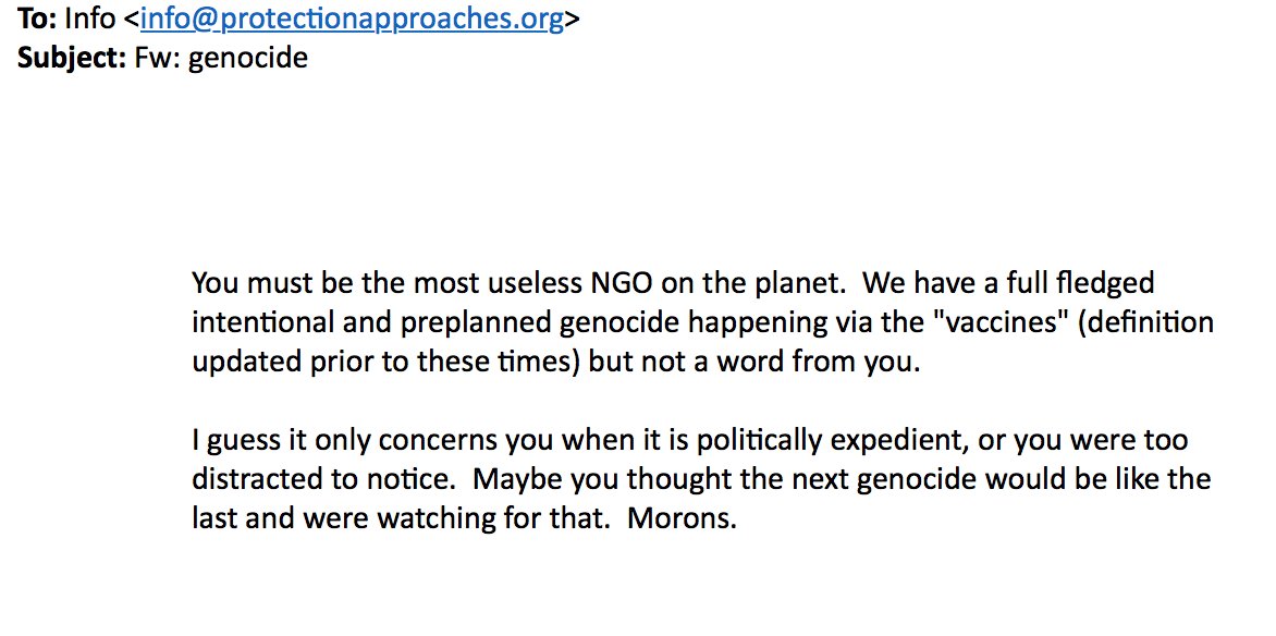 "the most useless NGO on the planet"