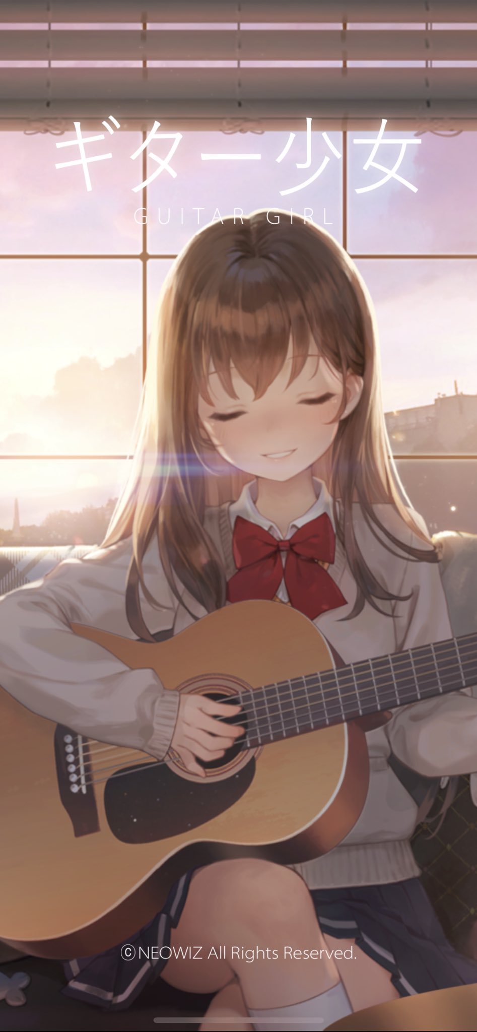 Uzivatel 赤い人 Na Twitteru あぐらをかいてギターを弾く女の子っていいよね ということで絵が可愛い ギター 少女 というゲームで遊んでる システムはクッキークリッカー ギター演奏の配信によって いいね を集め フォロワーや楽曲 衣装などを充実させていく