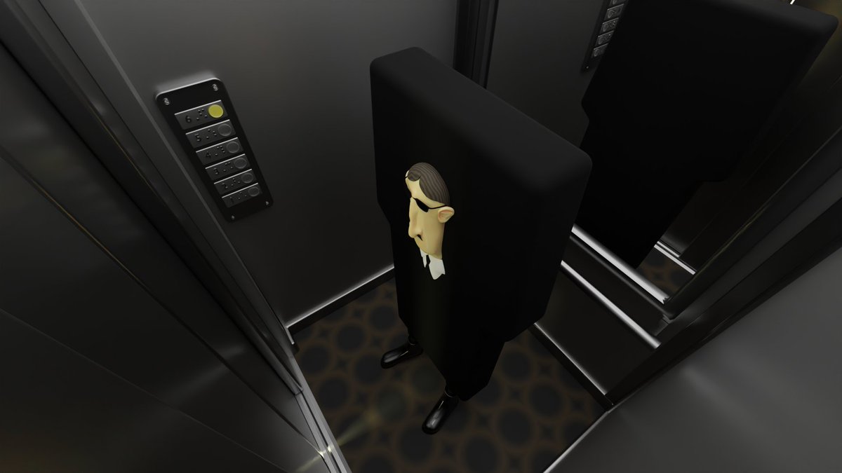 akkibi11's tweet photo. triplettes de belleville mafia character in an elevator making-of https://t.co/7joKCsmqkS