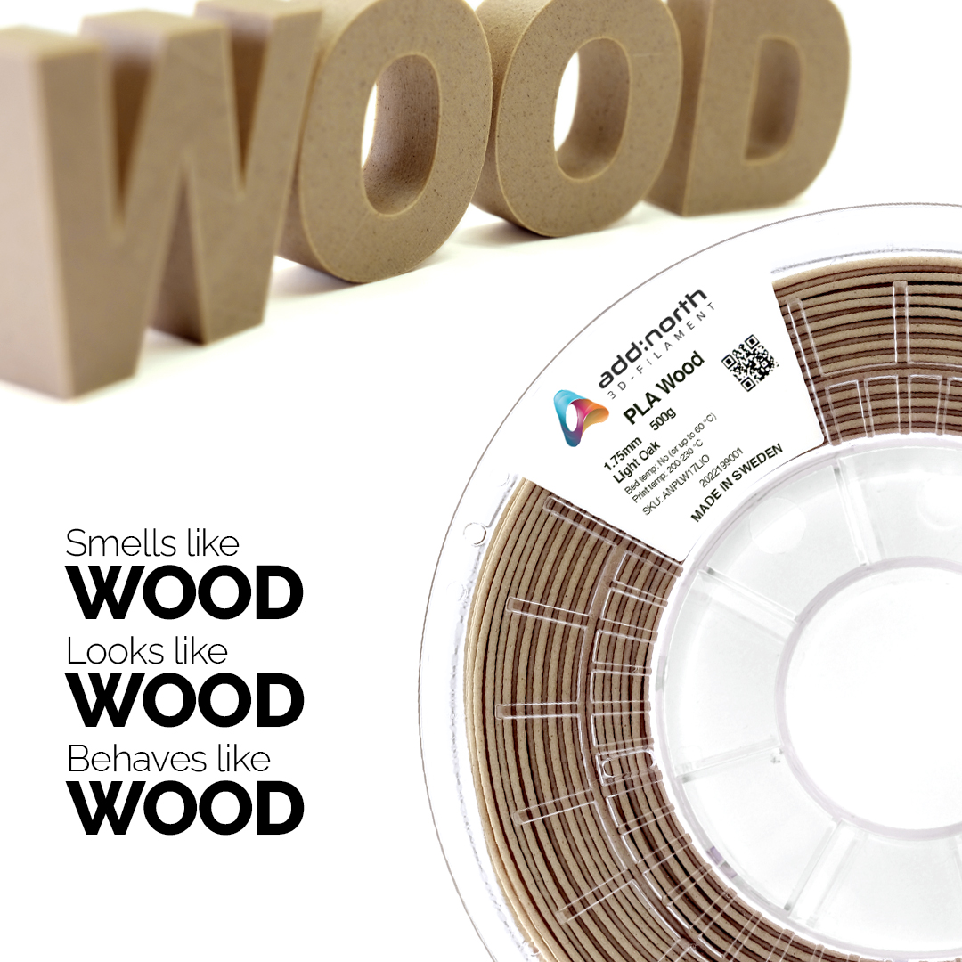 Wood here - Wood there - Wood everywhere! 🌲🌳

Back in stock again so make sure you get a spool in our webshop
The team at add:north wishes you all a great weekend☀️
#addnorth #3d #filament #3dprinting #spool #material #3dfilament #sweden #swedish #madeinsweden #instock #wood
