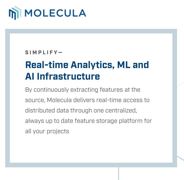 EvanKirstel's tweet photo. - @molecula #FeatureBase is beneficial for organizations that need to access large quantities of real-time #data #transactions each day joined with many fragmented, terabyte-scale data sources.
https://t.co/ILUmc8lnbh
#AI #MachineLearning #CIO #CTO #enterprise https://t.co/WFLI678Pde