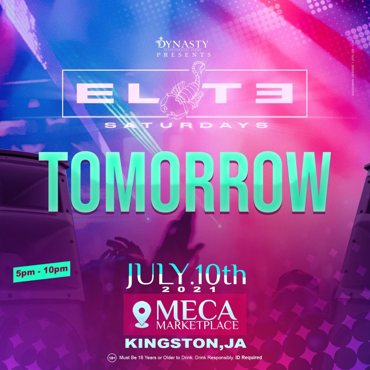 DJMAC__'s tweet photo. Tomorrow - MECA LOUD 🔥🪐 #EliteJa W / @nicoxlee_ & Escobar https://t.co/QXMDonXsXX