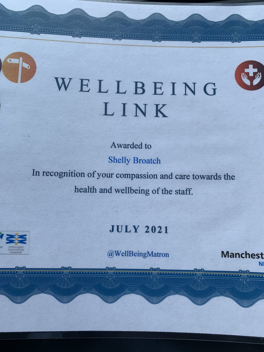#hellomynameisShelley (@shelleybonbons) on Twitter photo So proud to receive a special recognition today for my contribution to staff health and well-being! @wellbeingmatron <a href="/PAIGILLY/">Claire Entwistle CMgr MCMI</a> <a href="/NagraMandy/">Mandy Nagra 🦋</a> <a href="/AltrinchamOpd/">AltrinchamOPD</a> So proud to receive a special recognition today for my contribution to staff health and well-being! @wellbeingmatron <a href="/PAIGILLY/">Claire Entwistle CMgr MCMI</a> <a href="/NagraMandy/">Mandy Nagra 🦋</a> <a href="/AltrinchamOpd/">AltrinchamOPD</a>