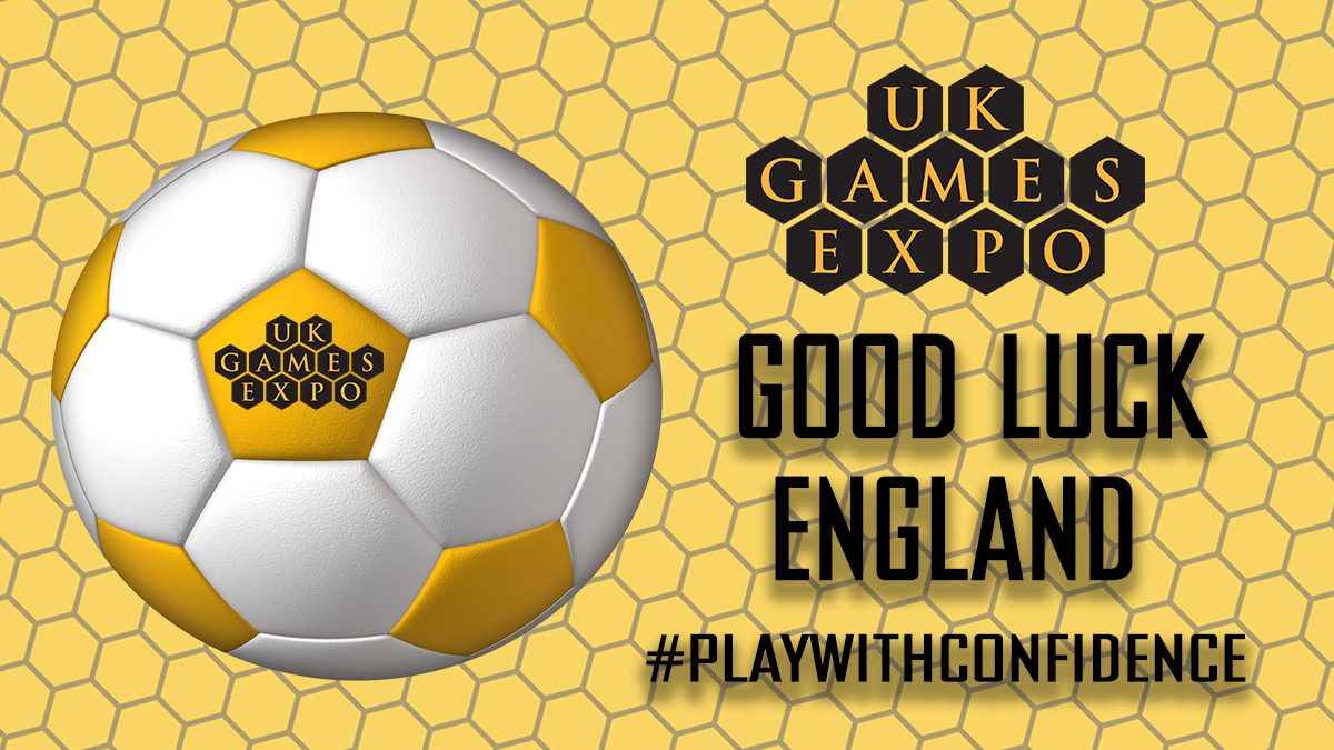 UKGamesExpo's tweet photo. After fiftyfive years and 302 games, we wish England the best of luck for this evening's second major tournament and first major European Cup final.
 
#UKGamesExpo #PlayWithConfidence🎲 #threelions #england #football #LifeIsBetterPlayingTogether https://t.co/nLxycVL1rA