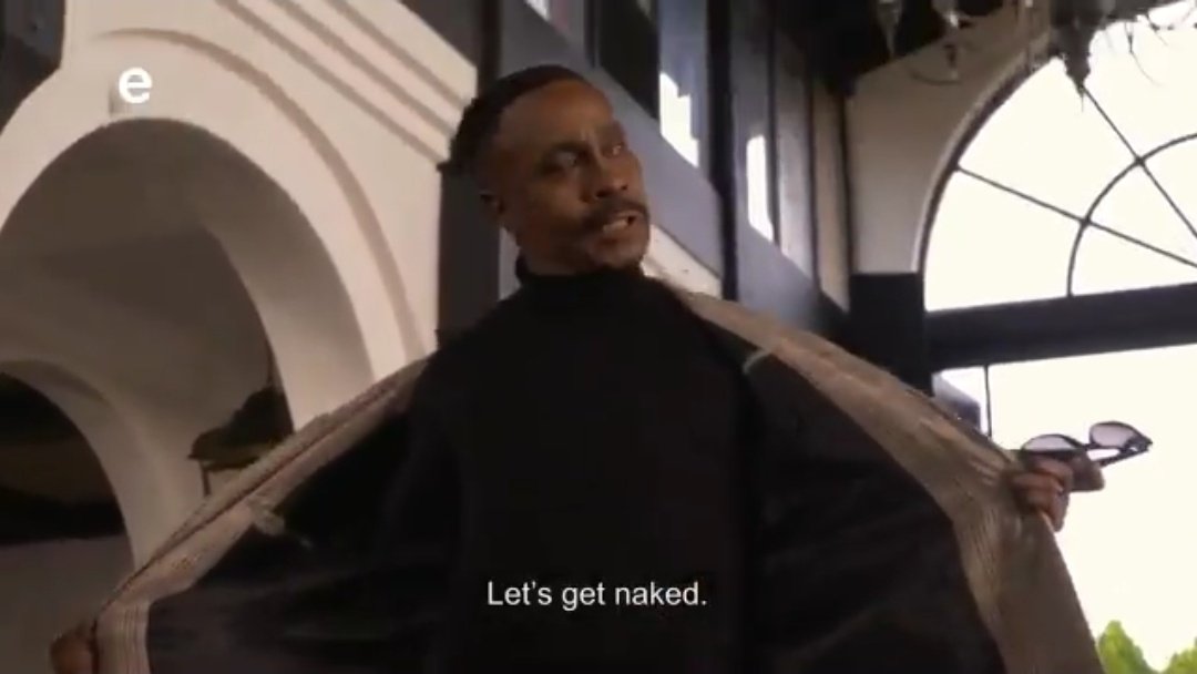 mbali_ndlela's tweet photo. "Let's get naaaakeeedi!!!" 

This is my favourite ad on TV right now😂❤️ #HouseOfZwide https://t.co/6EWVepfFbE