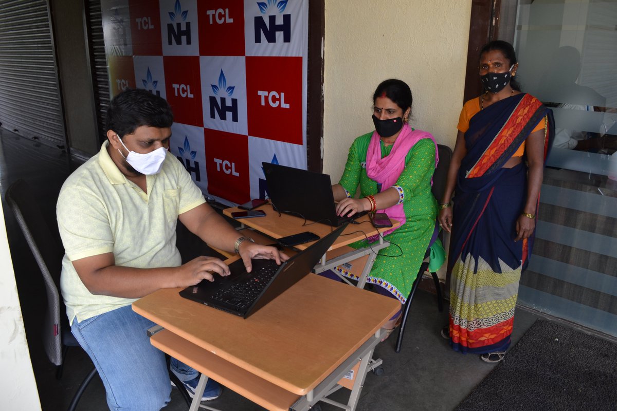 ASMTechLtd's tweet photo. Today, ASM Technologies staff and their family members were vaccinated at the Narayana Multispeciality Hospital, HSR Layout, Bangalore. We are together in this and a step closer!

#covid19vaccines #vaccinationdone #asmcares #asmtechnologies #employeewellbeing #vaccinationdrive https://t.co/6Fs3APhUv3