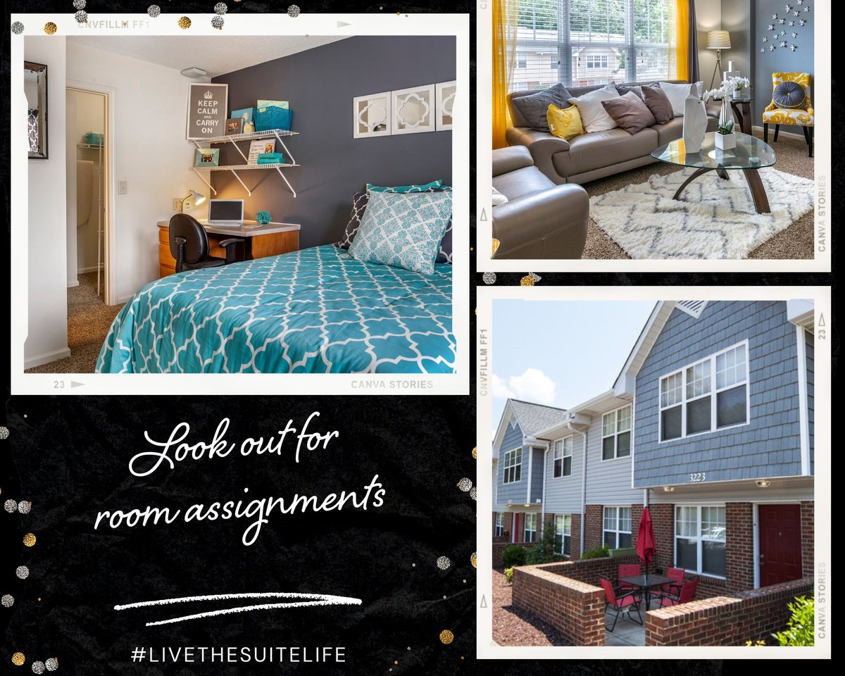 USuitesApts's tweet image. 4x4 room assignments coming out TODAY!! Keep an eye on your email! #cheers #almostthere #suiteliving #newchapter #yoursuiteadventureawaits