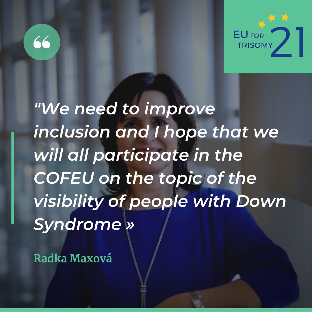 EUforTrisomy21's tweet photo. Look at the best quotes of our conference yesterday on "Improving the visibility of people with Down syndrome: an emergency for Europe. Why? How?" 

Don’t forget to register on the platform of the Conference for the Future of Europe (COFEU) ! 🇪🇺
#EuforTrisomy21 #futurisyours https://t.co/qo3PwWiDsy