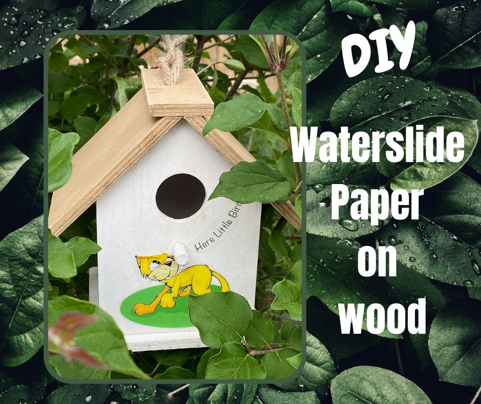 BakerLiving's tweet photo. Waterslide paper is easy to use on wood if you have the right supplies and process. Check out our easy-to-follow tutorial on How to use Waterslide Paper on wood. https://t.co/AI5Bcwn0TZ https://t.co/JKbknycxMc