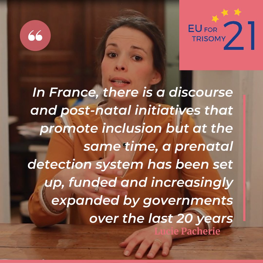 EUforTrisomy21's tweet photo. Look at the best quotes of our conference yesterday on "Improving the visibility of people with Down syndrome: an emergency for Europe. Why? How?" 

Don’t forget to register on the platform of the Conference for the Future of Europe (COFEU) ! 🇪🇺
#EuforTrisomy21 #futurisyours https://t.co/a2Ca33i3N2