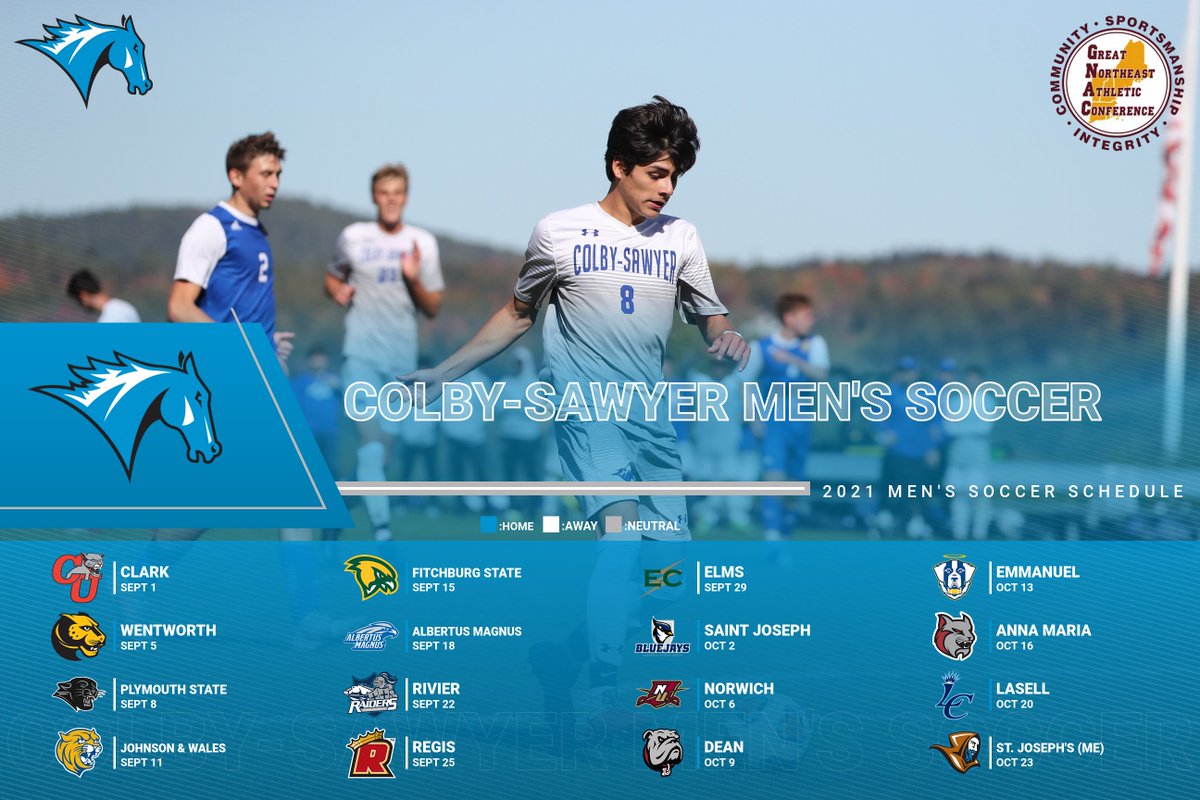 CSCMensSoccer's tweet photo. We kick off our season on September 1st down in Worcester against Clark!  Check out the link below for our entire 2021 schedule! GO CHARGERS! 

📎: https://t.co/J67tmzhxSX https://t.co/bJ6xlPIsQh