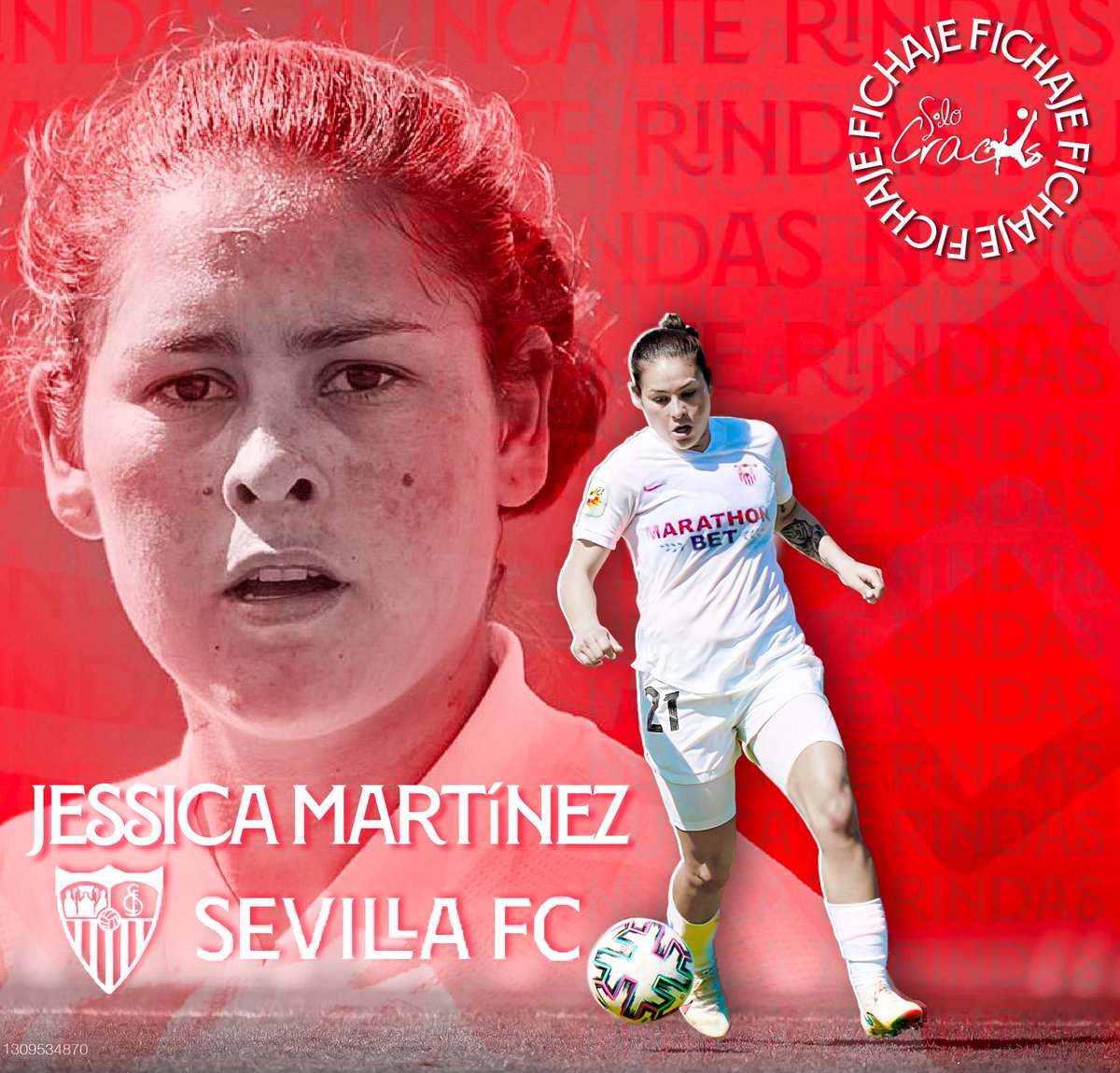 Feliz e ilusionada de este nuevo reto. Muchas ganas de estar pronto con ustedes <a href="/SevillaFC_Fem/">Sevilla FC Femenino</a> 💪🏾