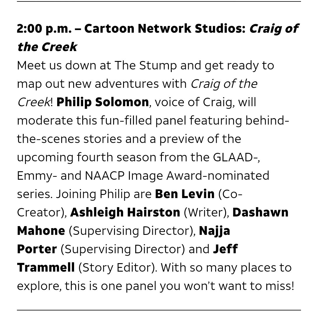 MrJeffTrammell's tweet image. The Creek is everywhere, even at San Diego Comic Con! Watch me and my incredibly talented friends from #CraigoftheCreek on July 24th at #SDCC2021. Details in the link below! 

pressroom.warnermedia.com/pl/media-relea…