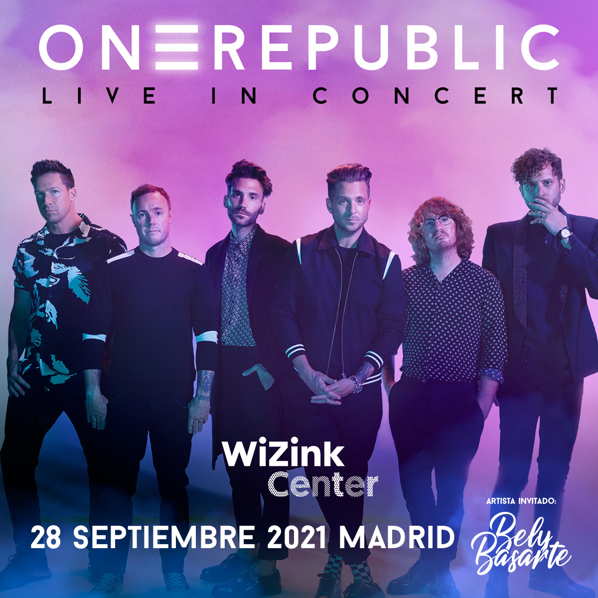 OneRepublic's tweet image. Very excited to announce that @BelyBasarte will be joining us for our Madrid show this September! Tickets are going quickly so grab yours now: bit.ly/3hML8TC