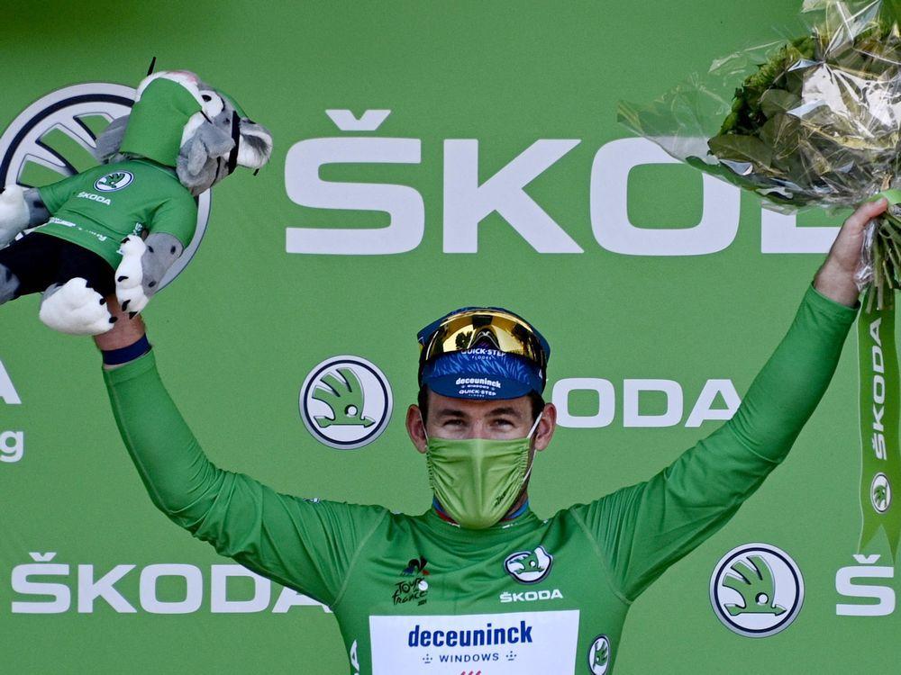 Mark Cavendish ties Tour de France record with 34th stage win