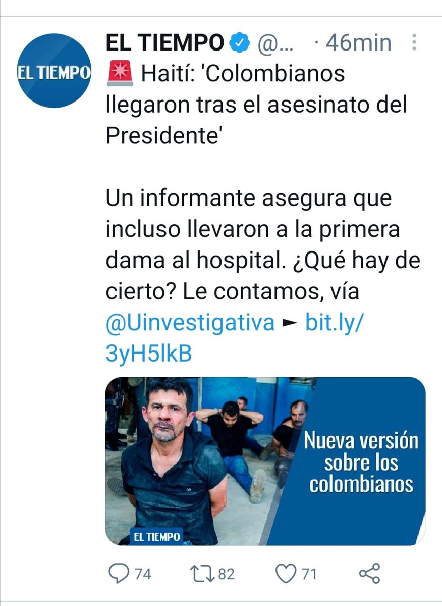 leidy0228's tweet photo. @ELTIEMPO No entiendo por que ahora son mercenarios y en otra noticia hablan de otra cosa informen bien, al fin son o no son https://t.co/3htHhceJRr