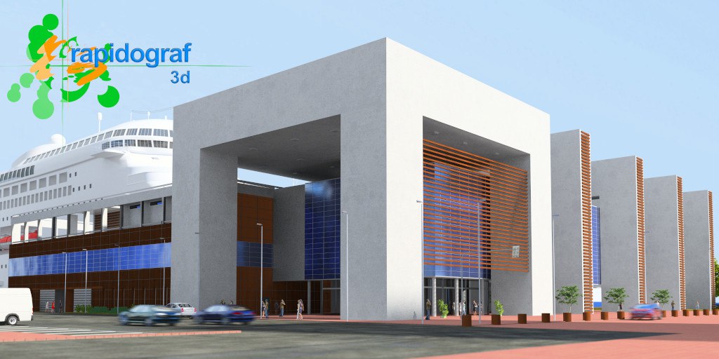 rapidograf3d's tweet photo. Infoarquitectura - Renders de exteriores. Terminal portuaria. #rapidograf3d #render #publisher #graphicdesign #architecture #engineering #animation #modeling https://t.co/q4crxHDIM8