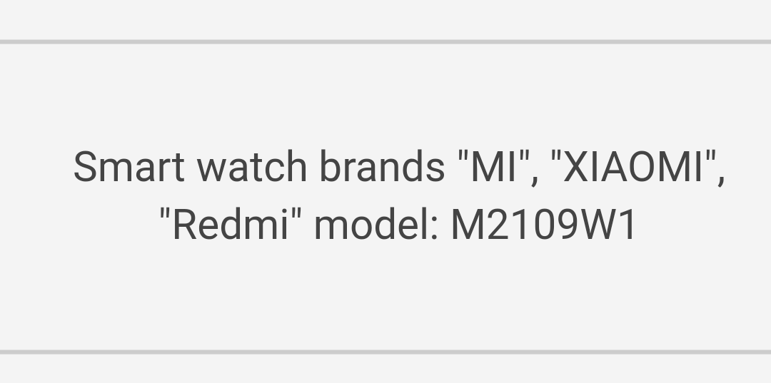 MobNfo's tweet photo. Xiaomi / Redmi (M2109W1) SmartWatch received EEC Certification
#Xiaomi #RedmiWatch #MiWatch #XiaomiWatch #MiWatchRevolve #XiaomiMiWatchActive #Wearables #SmartWatch https://t.co/NOmwmh09vi