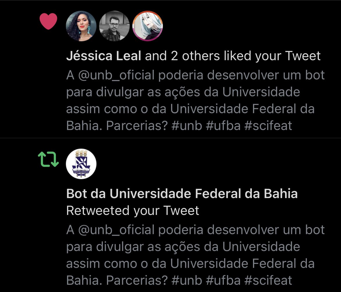 bioclimatics's tweet photo. Você acredita em Bots do bem? https://t.co/OincbN31Lm