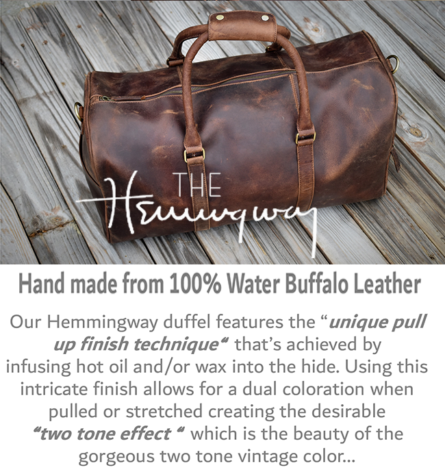 rkdavis1's tweet photo. TRENDING I  Our Vintage Hemmingway Duffel Bag https://t.co/YjWjFmYgYZ https://t.co/Jv3e10R0Qm