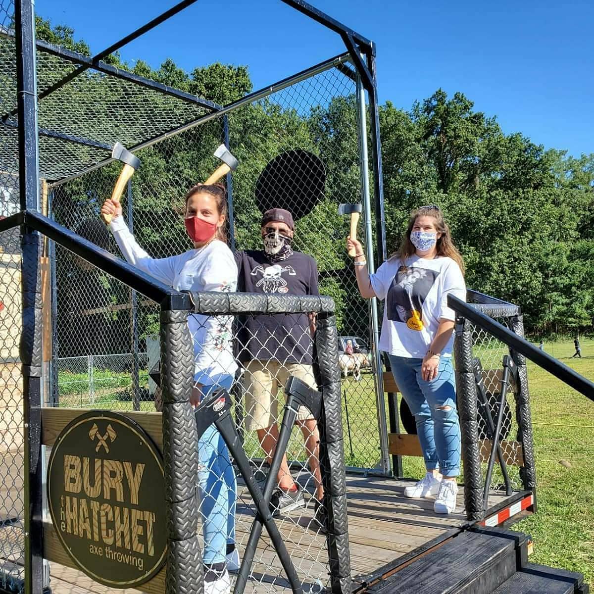 Ever thrown an axe? There's a first for everything! <a href="/BriteVibesFest/">BriteVibes™ Festival</a> is all about discovery &amp; experience. Grab a friend for a weekend-long adventure! 🎸🍻⛺

Tickets &amp; Info: BriteVibesFestival.com 
#BriteVibes #thinkNYdrinkNY <a href="/BreweryOmmegang/">Brewery Ommegang</a>