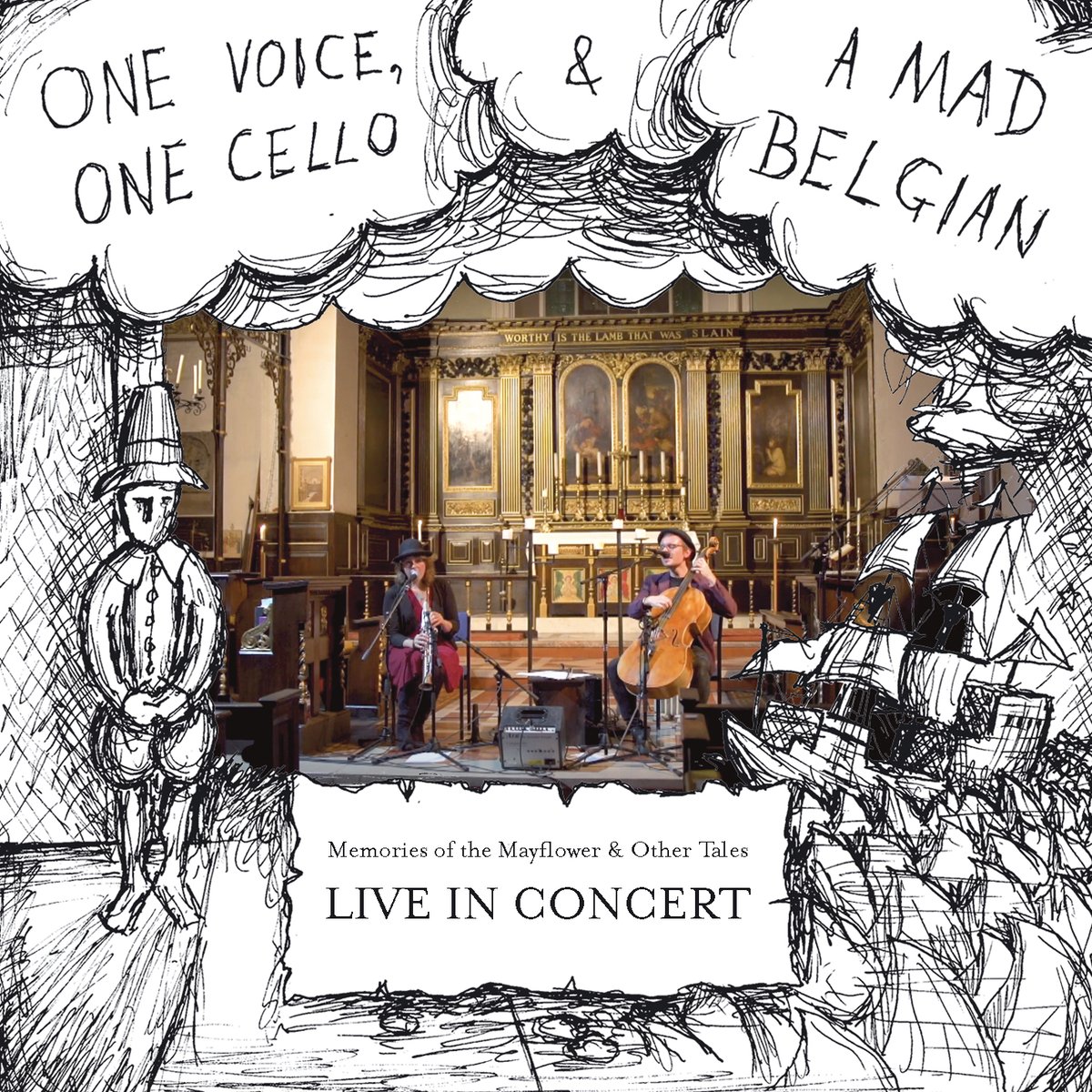 TunedInLDN's tweet photo. Next Fri 16 July: 2nd outing of special #Mayflower400 #MemoriesoftheMayflower concert with Anglo/Belgian duo @ovocamb with narration by Nathan Osgood. Newly released CDs of the premiere will be on sale! Tickets selling fast. Link in profile. Taster here: https://t.co/CvRoYzNXD5 https://t.co/ZcMmiaX5B2