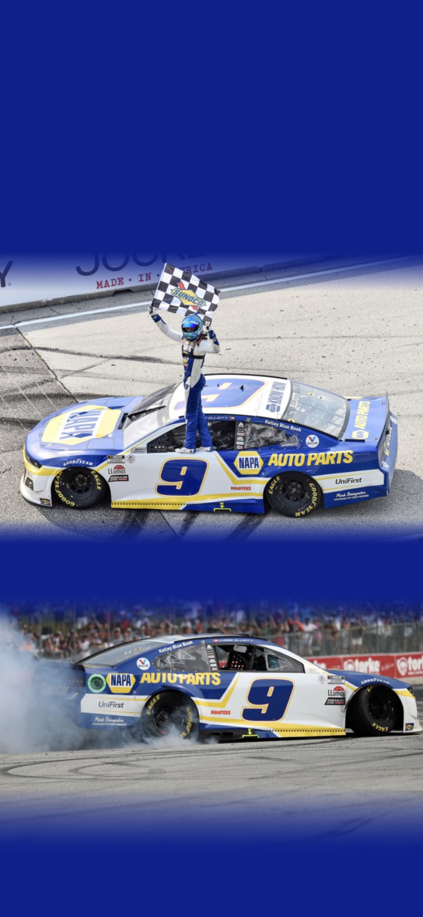 Download Chase Elliott Racing in His Signature NAPA Car Wallpaper   Wallpaperscom