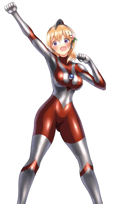 ウルトラマンの日記念も兼ねてウルトラマンの格好したココアちゃんです。
#gochiusa 